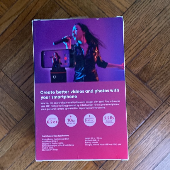 Pivo Influencer 360 degree rotation phone mount for making videos - Picture 2 of 4